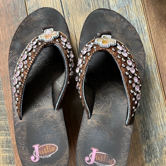 Justin wedge flip flops - Picture 6 of 9